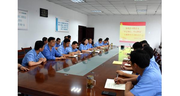 ▌長(zhǎng)嶺紡電新聞 ▌紡電公司黨總支組織召開(kāi) “不忘初心、牢記使命”主題教育學(xué)習(xí)研討會(huì)